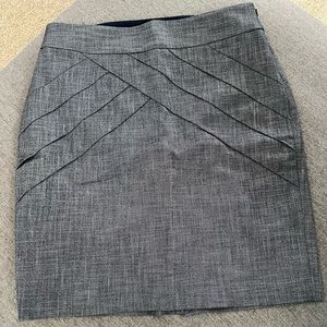 Heathered Navy pencil skirt from‎ The Limited. Size 10. Like new